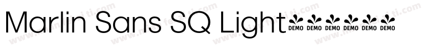 Marlin Sans SQ Light字体转换